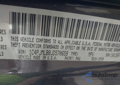 2018 Jeep Cherokee Latitude Plus 4X4 z USA, uszkodzony, nr VIN 1C4PJMLB8JD570659